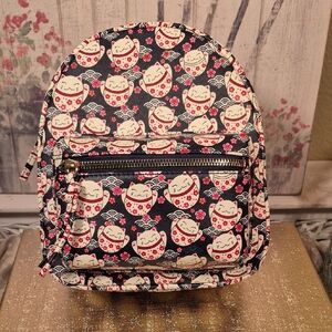 Maneki Neko Lucky Cat Backpack Purse - Under One Sky - NWT
